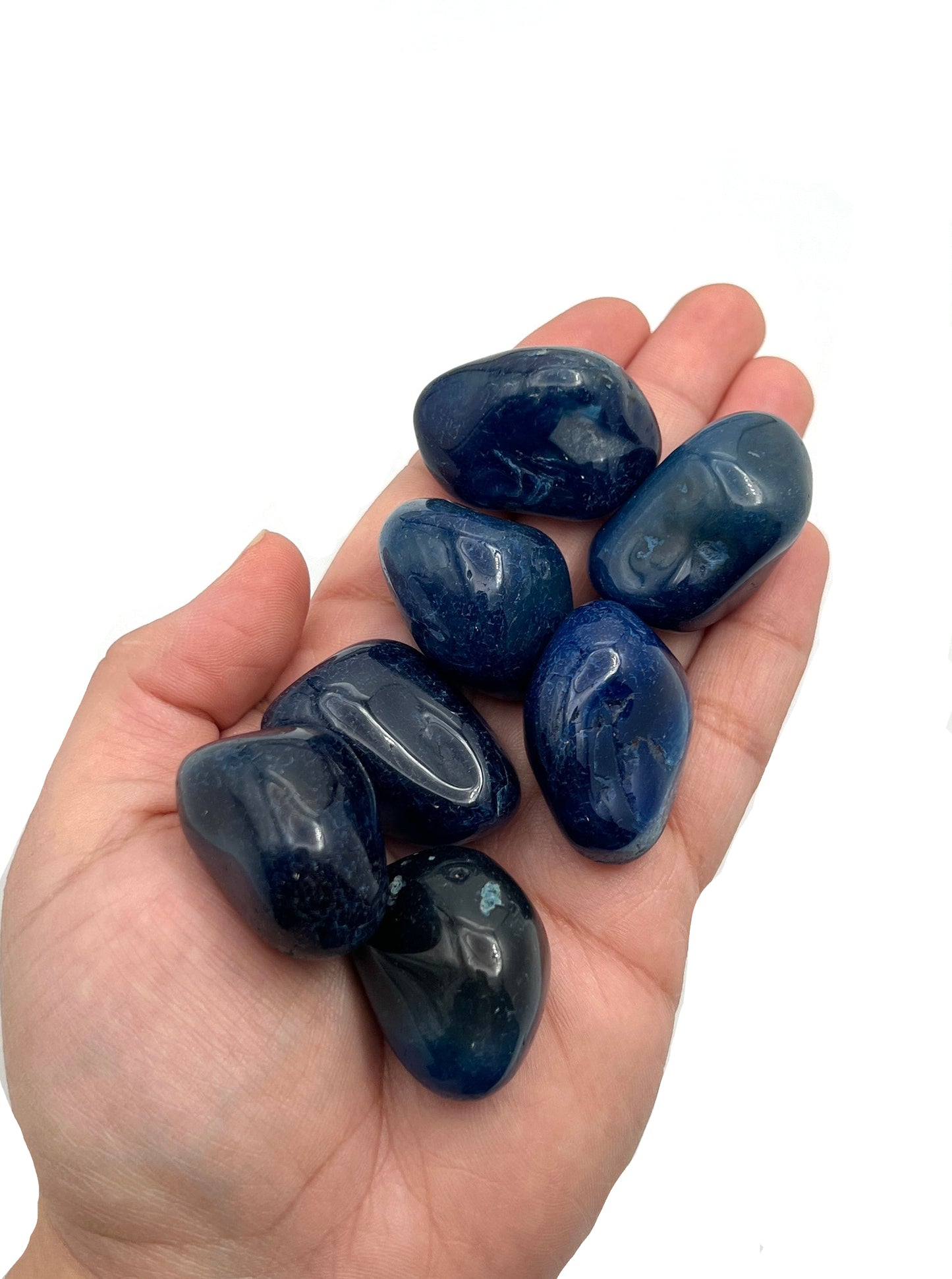 Blue Agate Tumbles