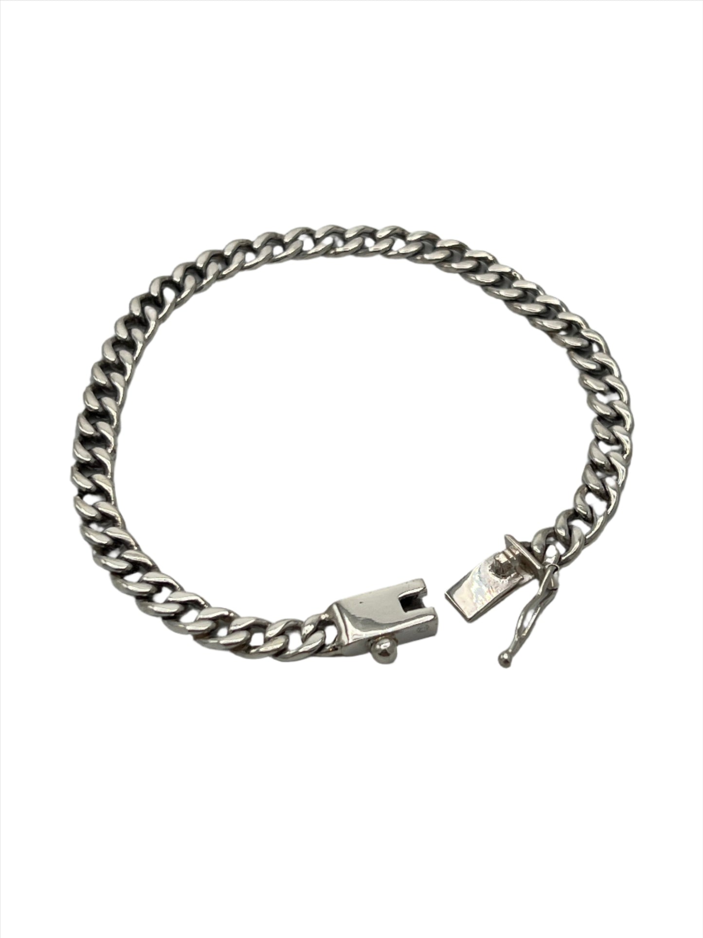 Sterling Silver Curb Chain Bracelet