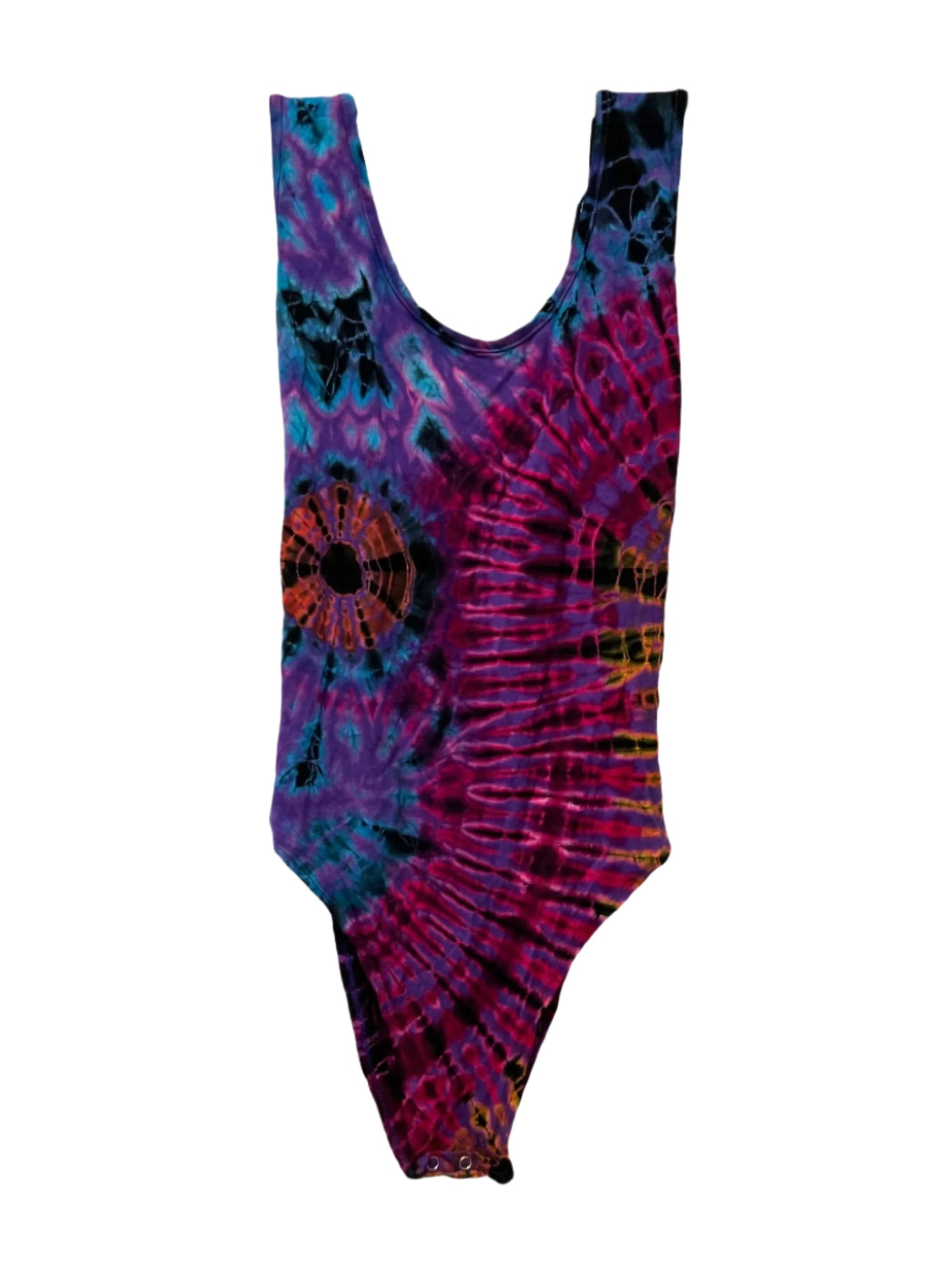 Tie Dyed Lace Back BodySuit