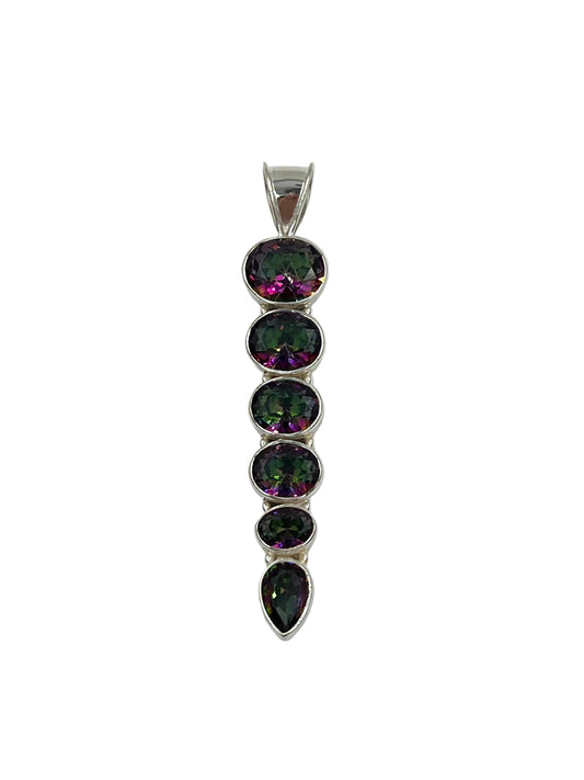 Silver Mystic Topaz Pendants