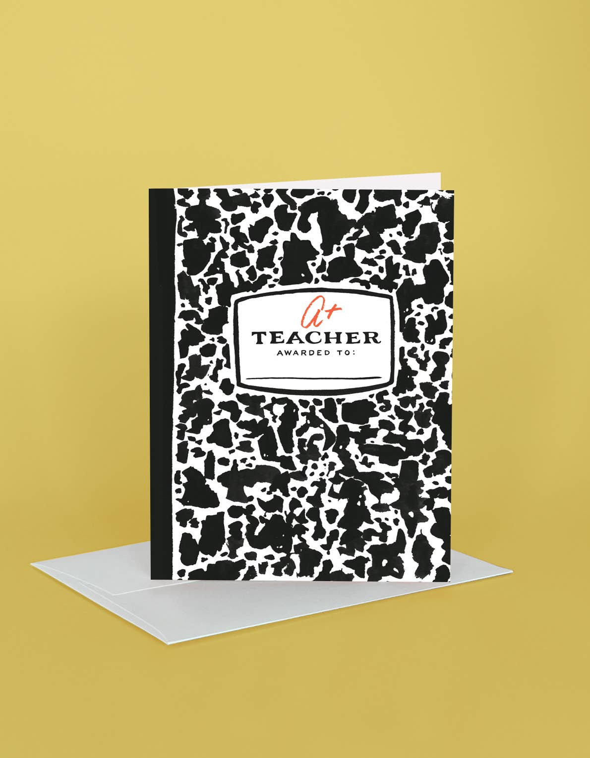 Composition Book Greeting Card