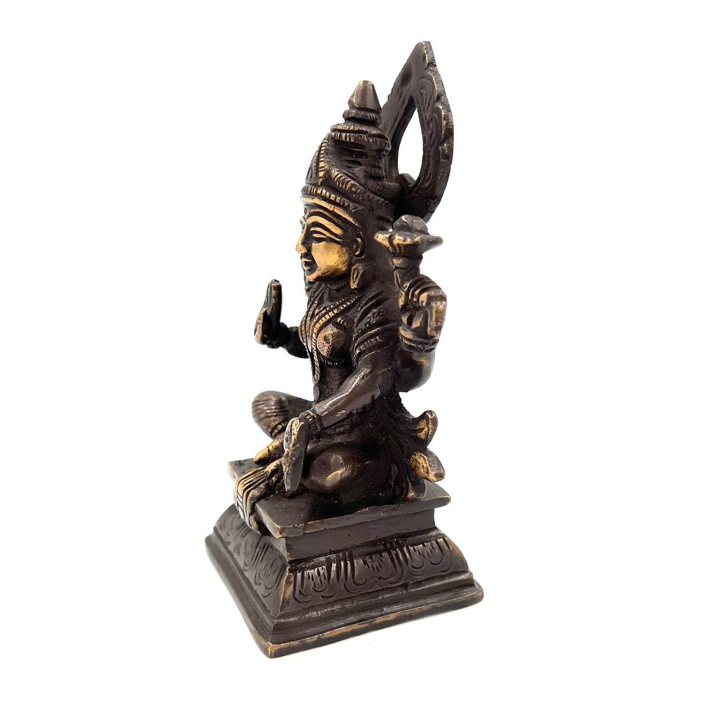 Hand Finished Brass Laxmi Statue