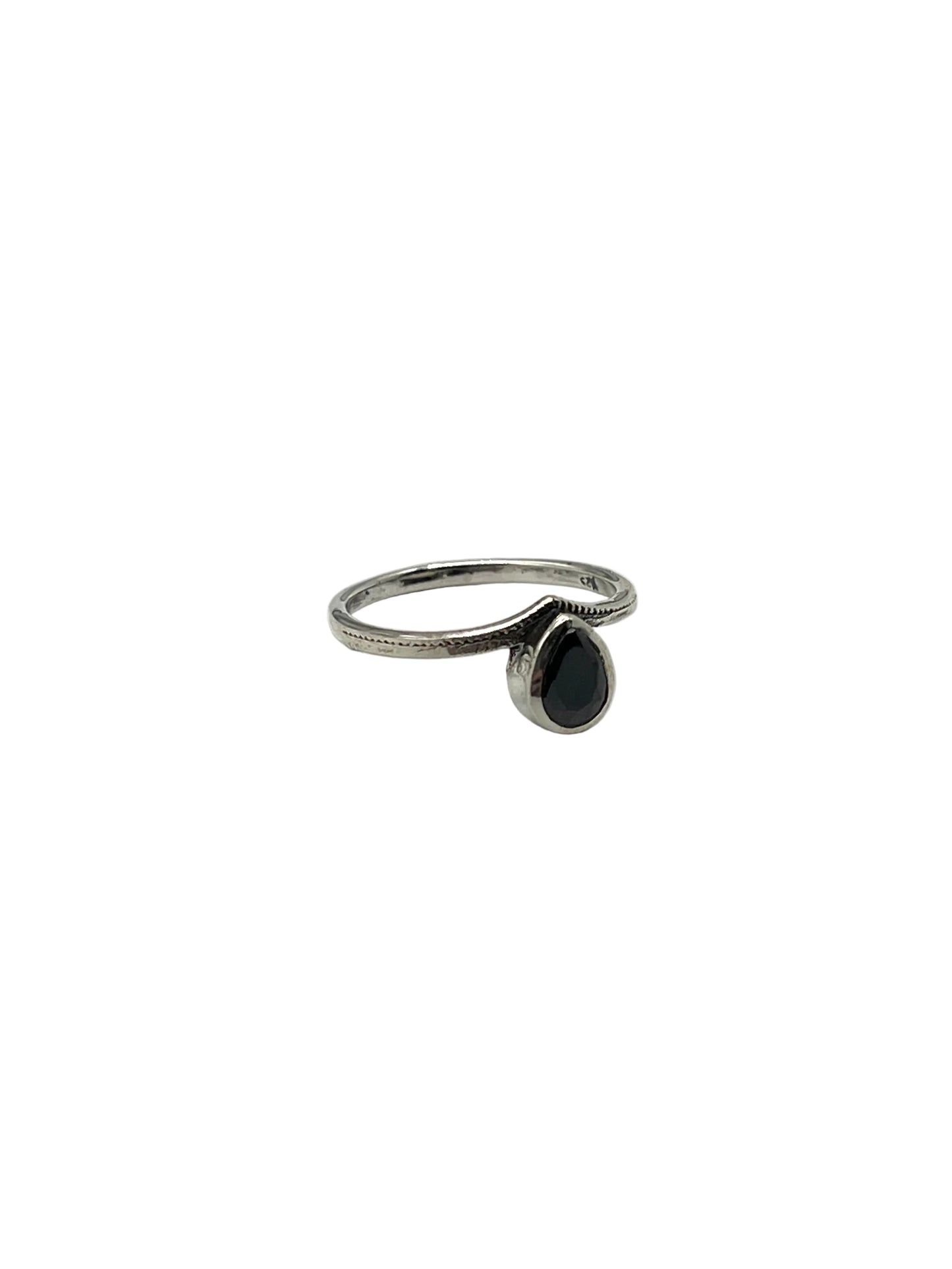 Teardrop Gemstone Rings