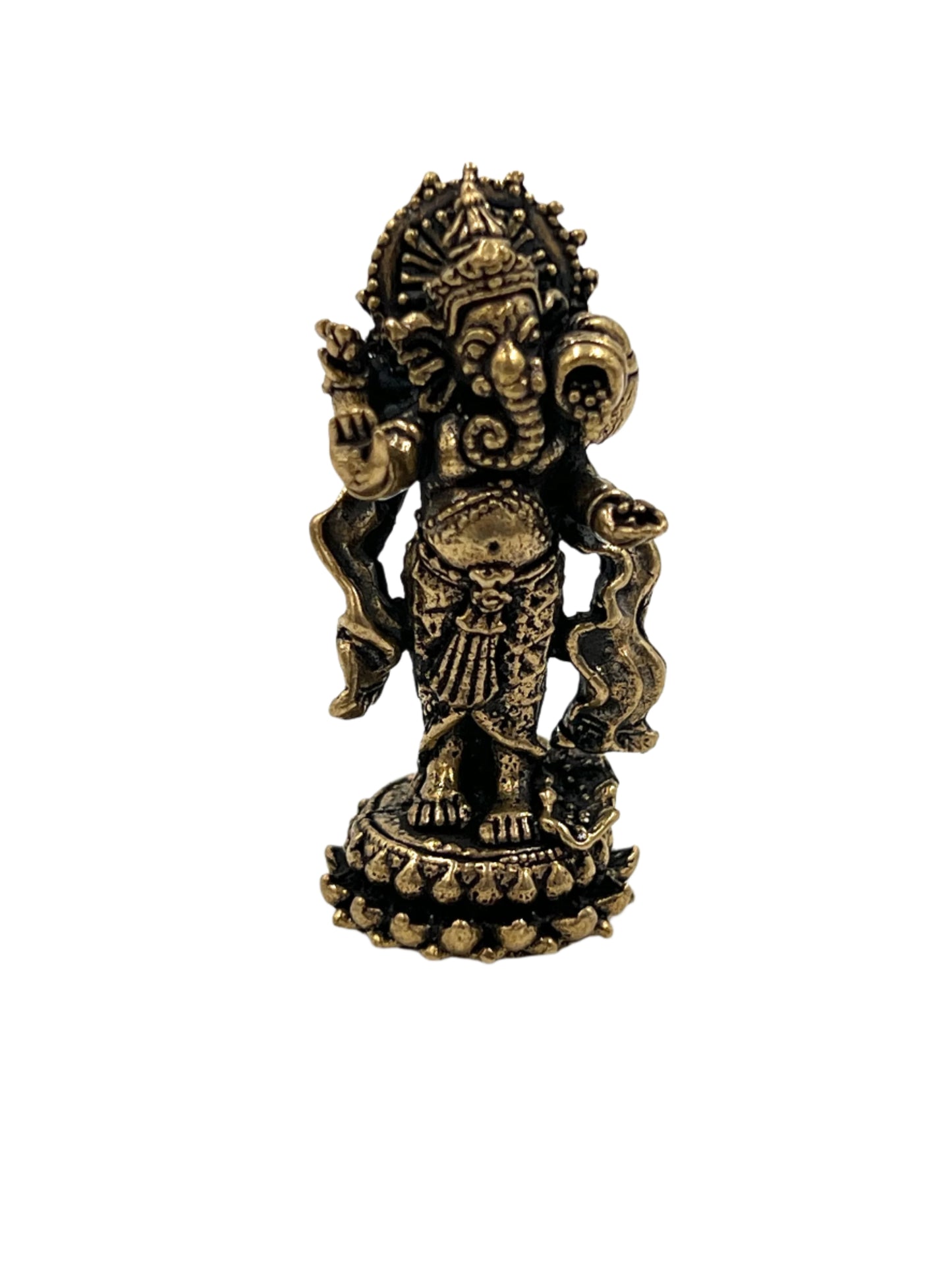 Mini Ganesh Brass Statues