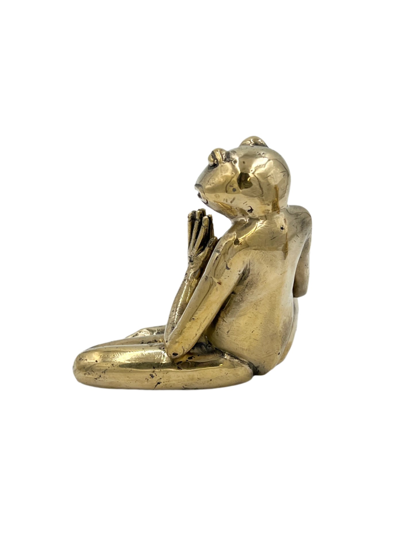 Bronze Meditating Frog