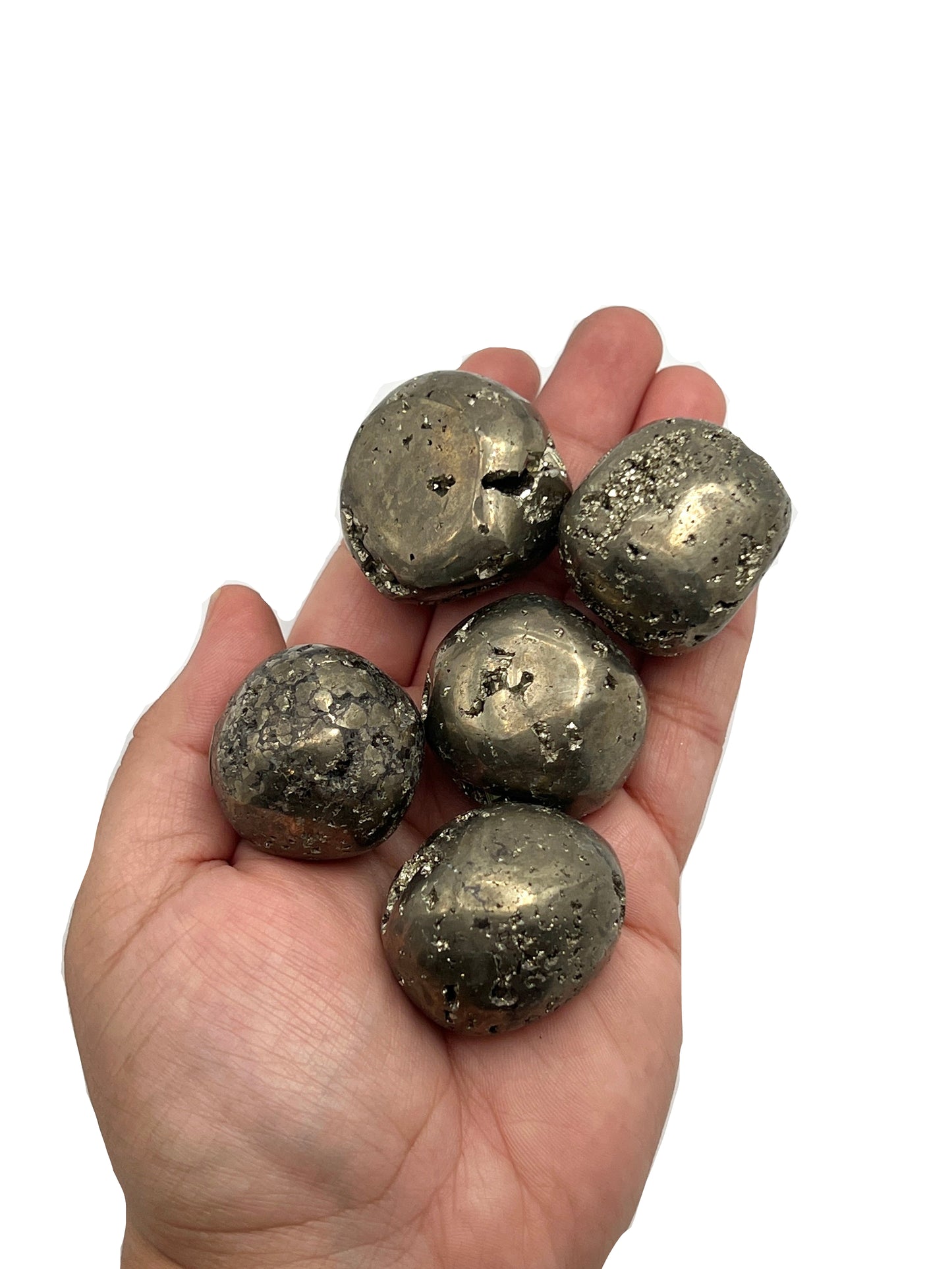 Pyrite Druzy Tumbles