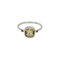 Faceted Square Gemstone Ring