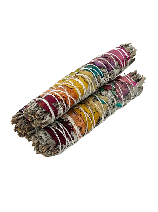 6" Chakra Rose Sage Bundle