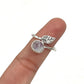 Leaf Moonstone Ring