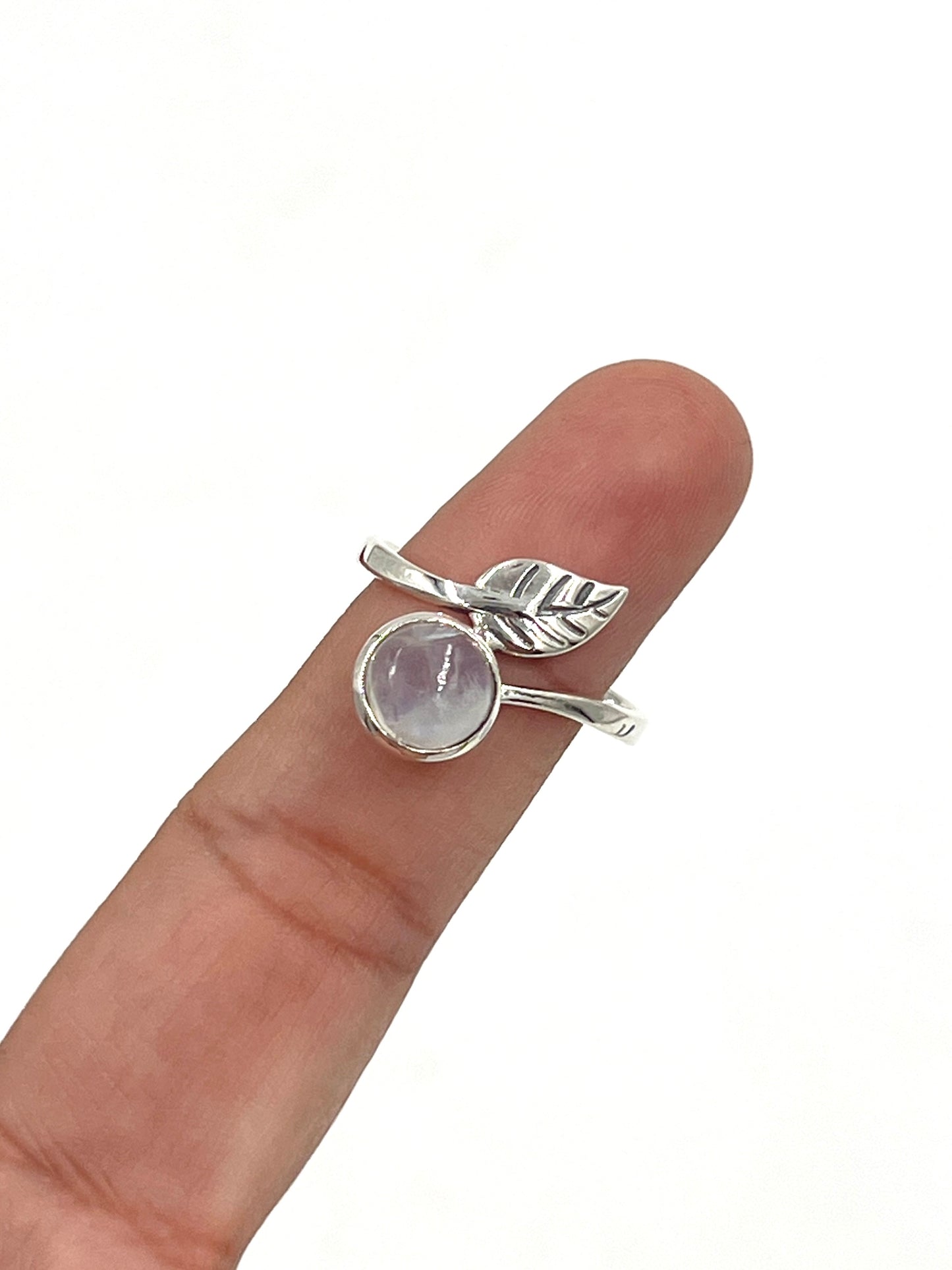 Leaf Moonstone Ring