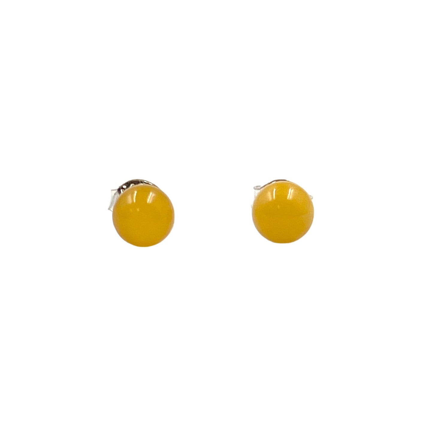 Butterscotch Amber Studs