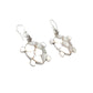 Sterling Silver Mother of Pearl Sea Turtle Earrings