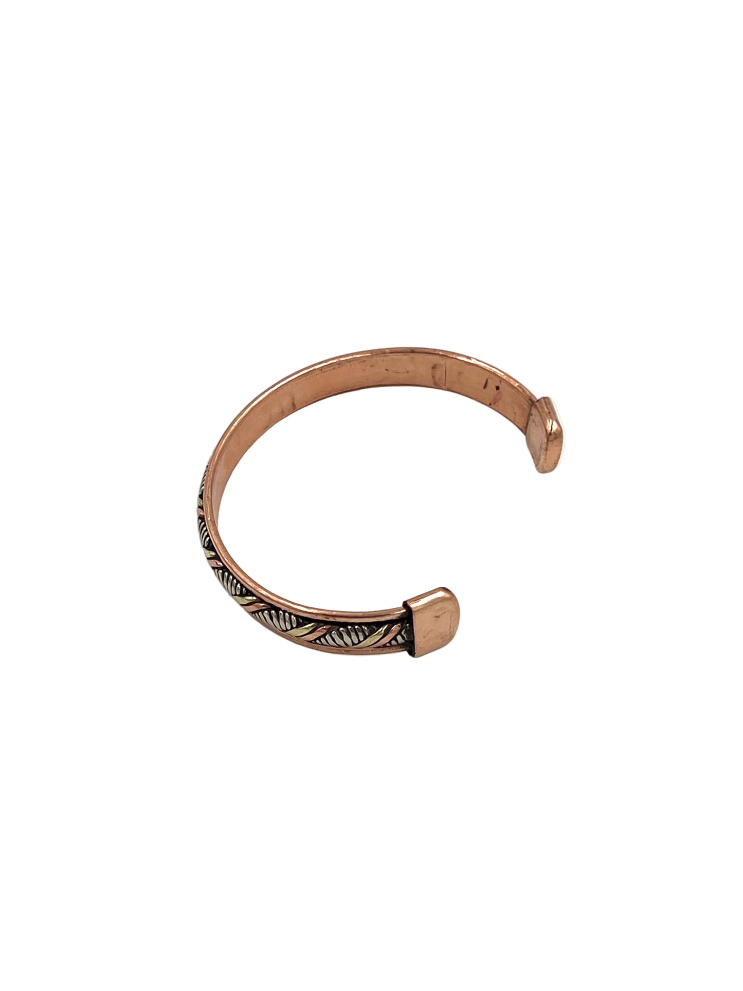 Multi Metal Braided Copper Bracelet