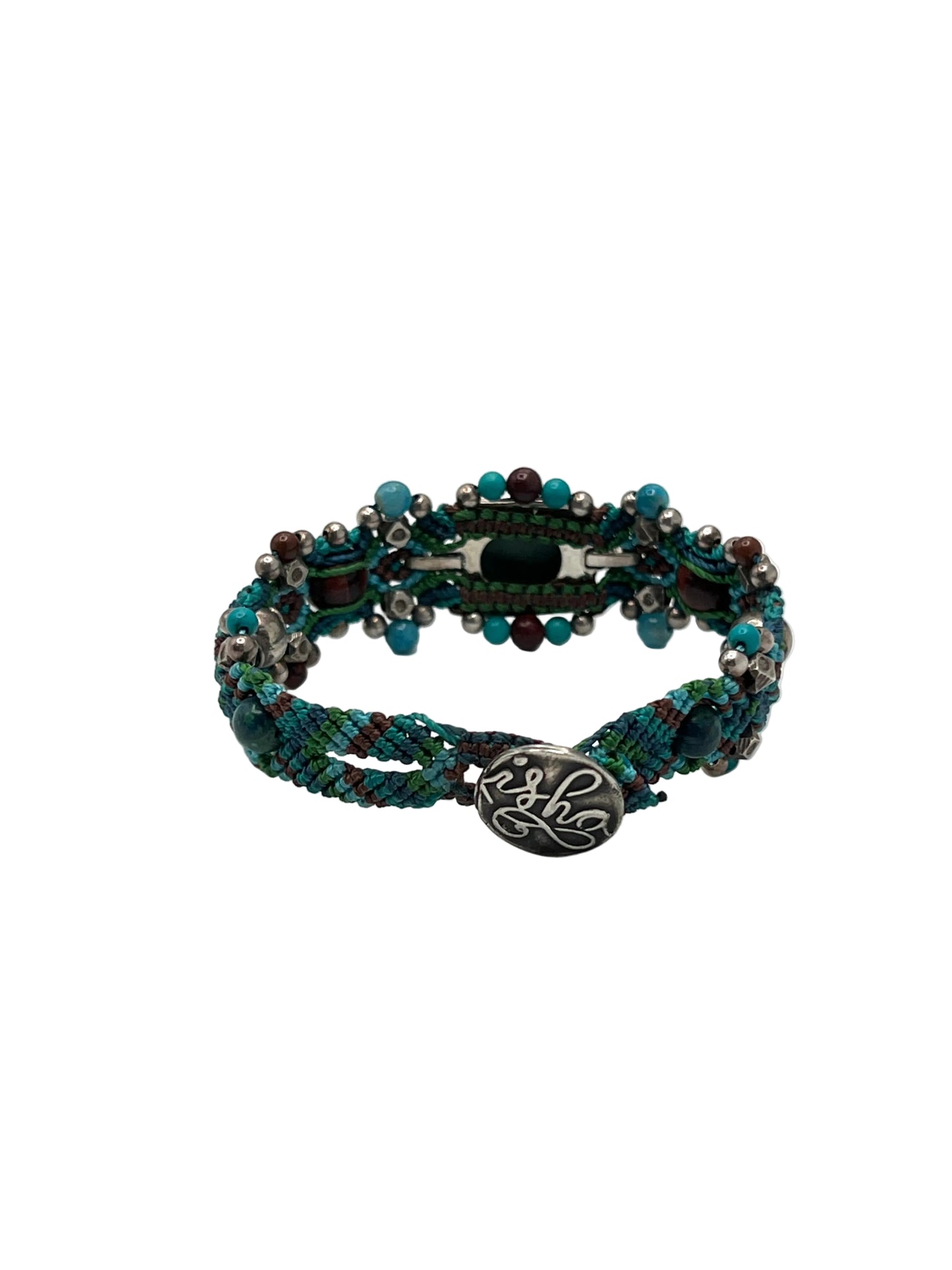Macrame Chrysocolla Bracelet