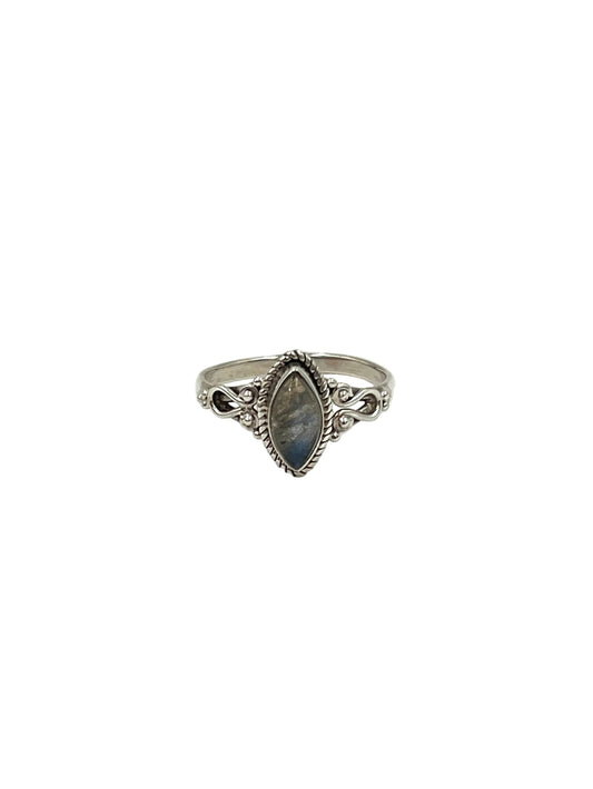 Labradorite Marquise Ring