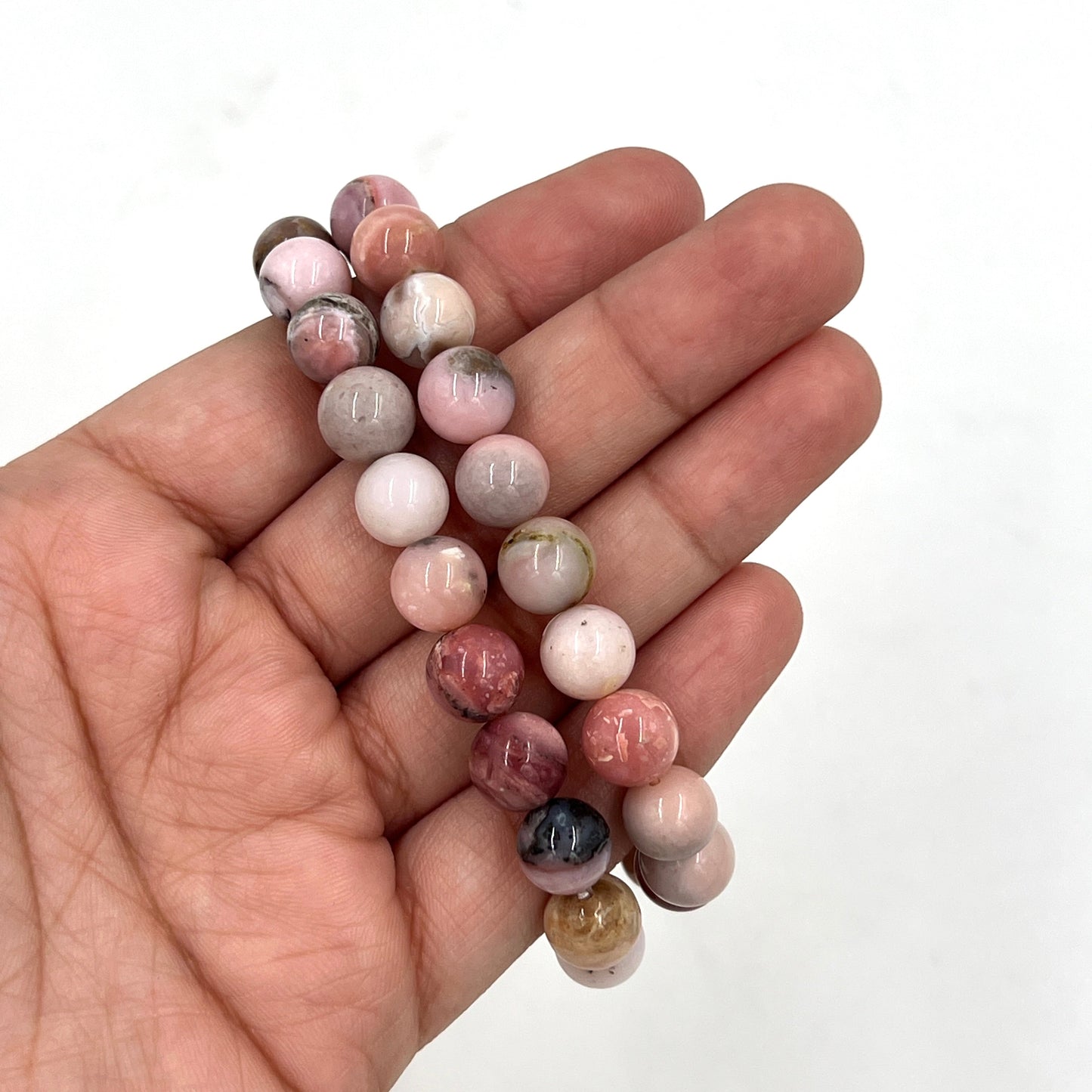 Pink Opal Stretchy Bracelets