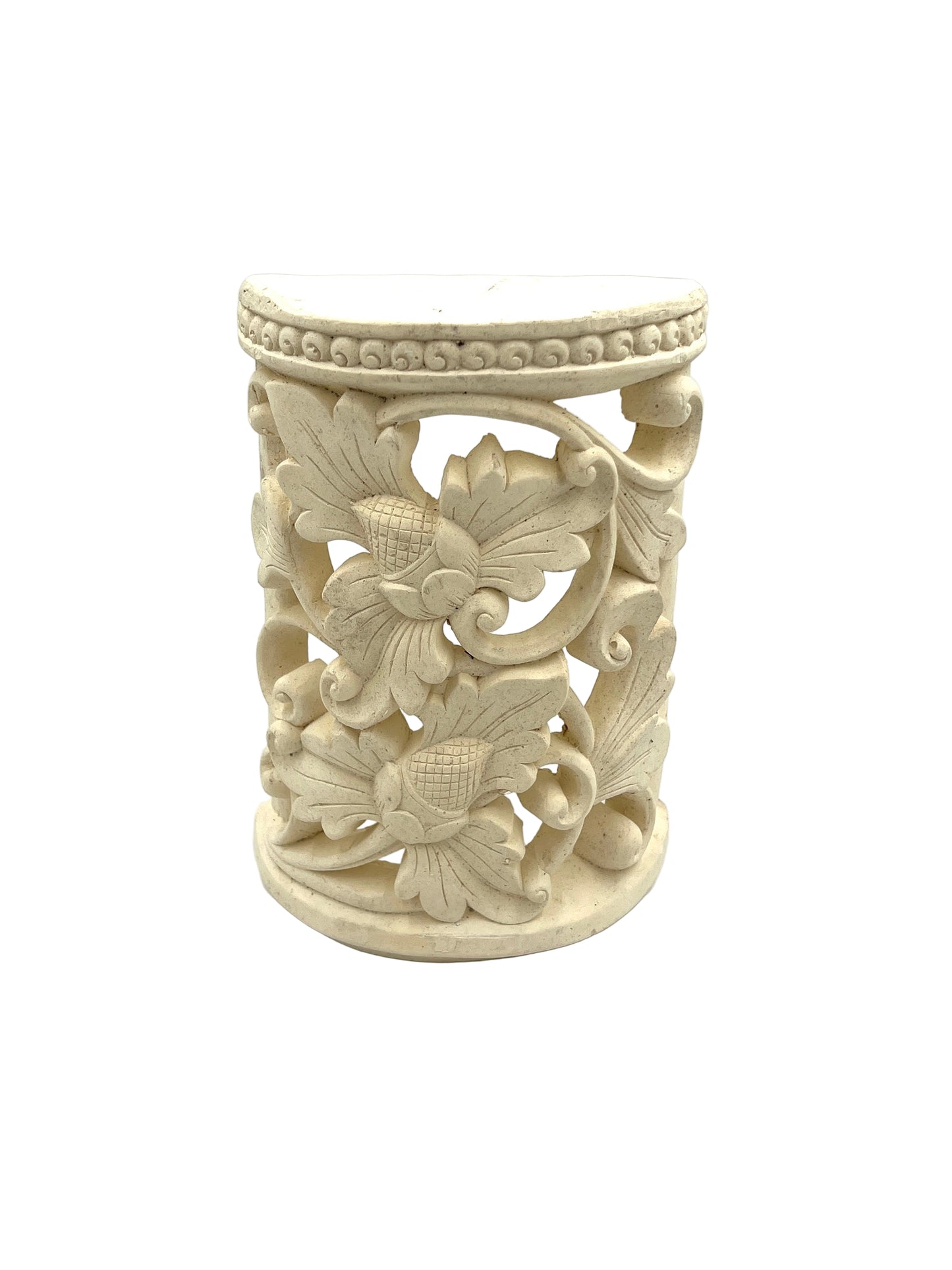 Concrete Flower Wall Sconce