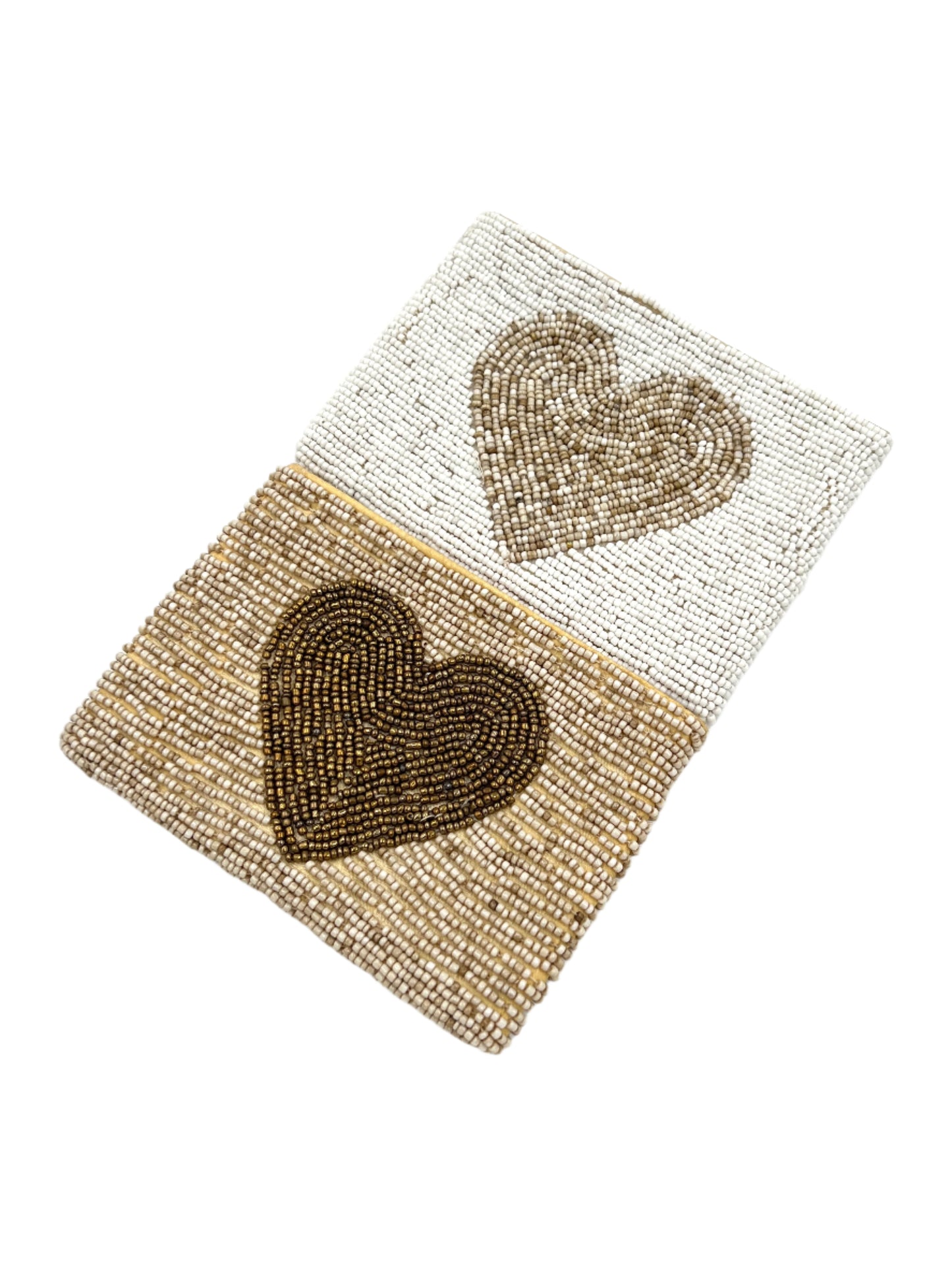 Beaded Heart Coin Purse