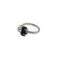 Black Tourmaline & Pakimer Diamond Rings