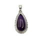 Sterling Silver Teardrop Amethyst Pendants