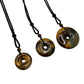 Tigers Eye Coin Necklaces