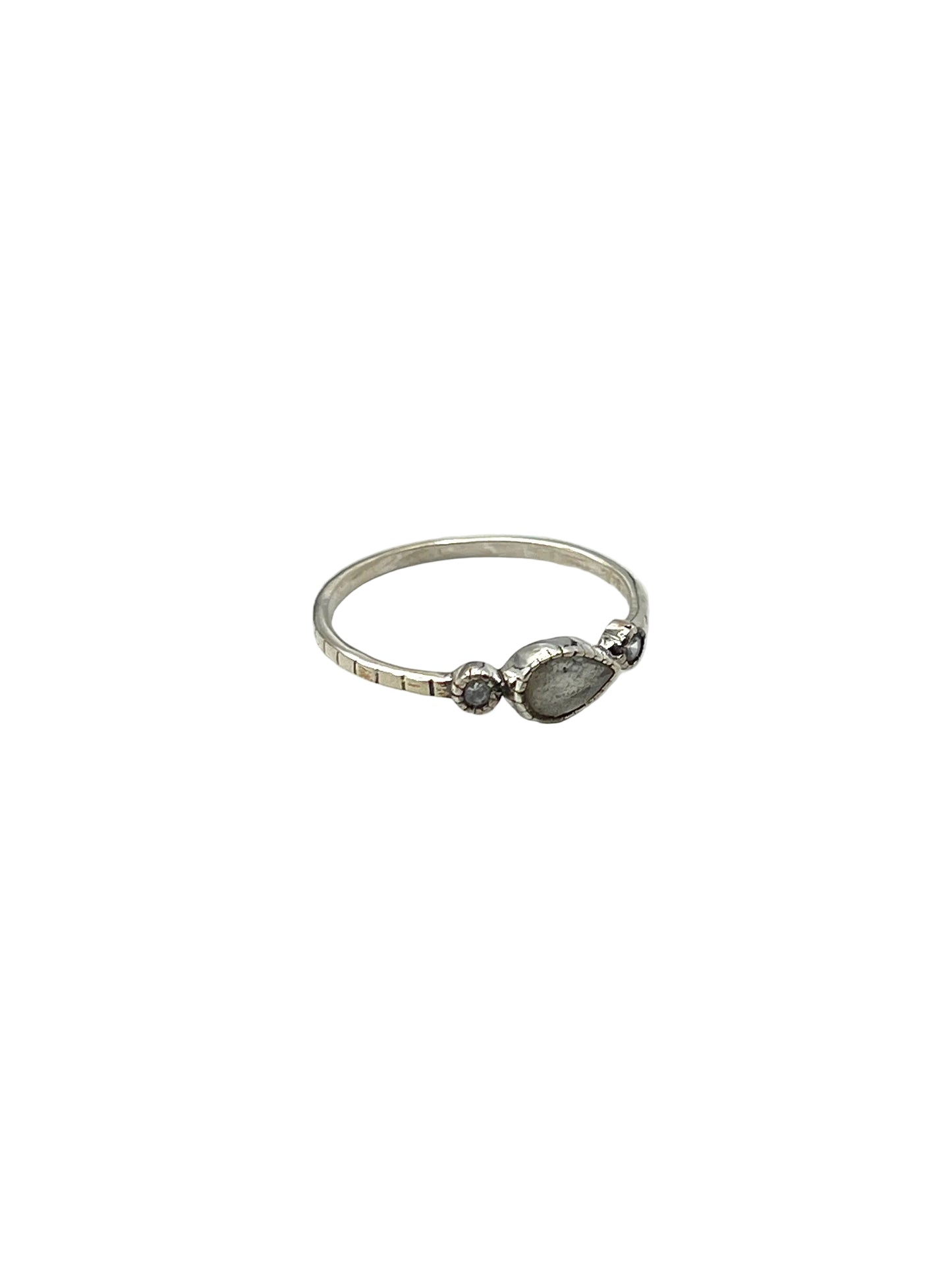 Teardrop Gemstone Rings
