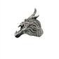 Sterling Silver Dragon Ring