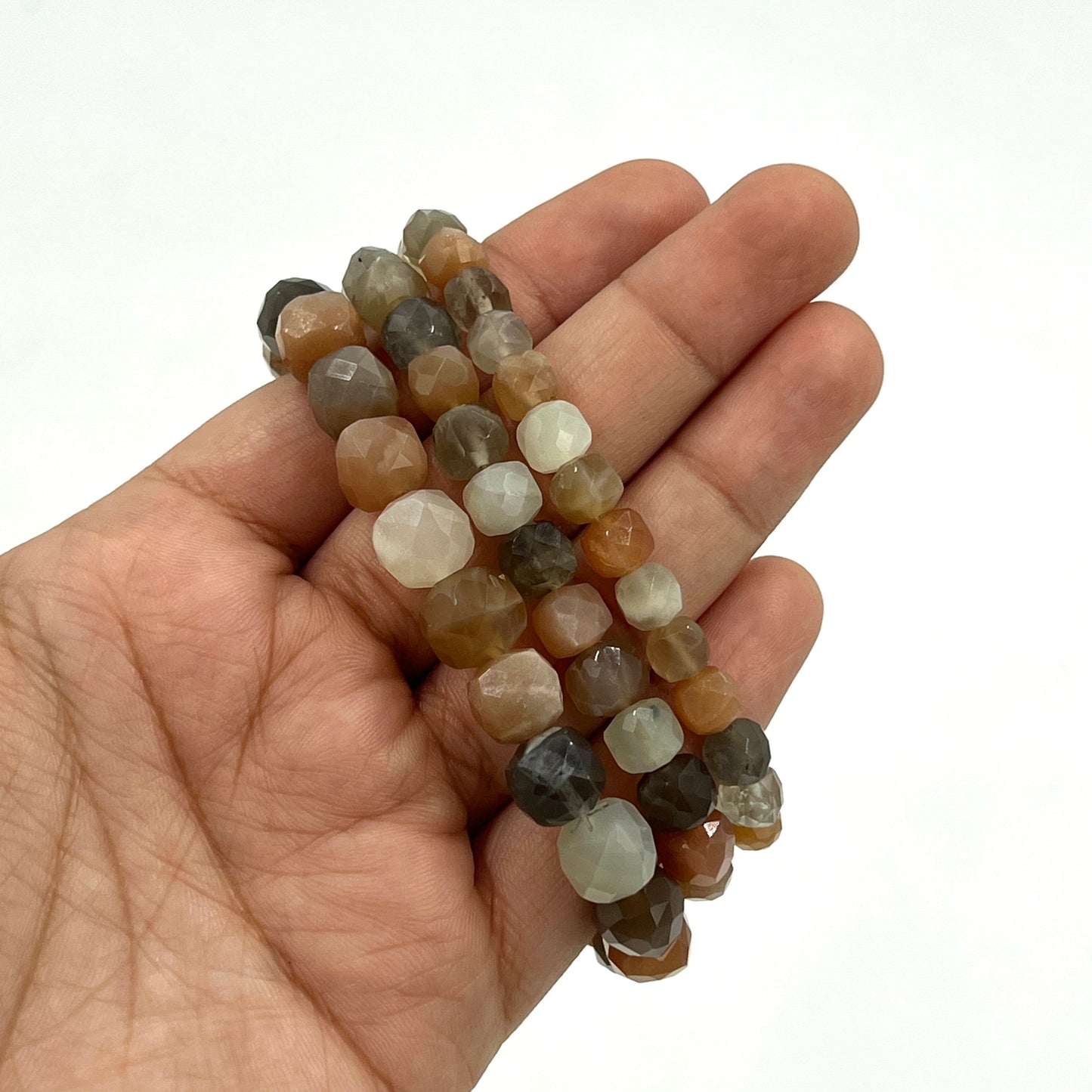 Cats Eye Moonstone Beaded Bracelet