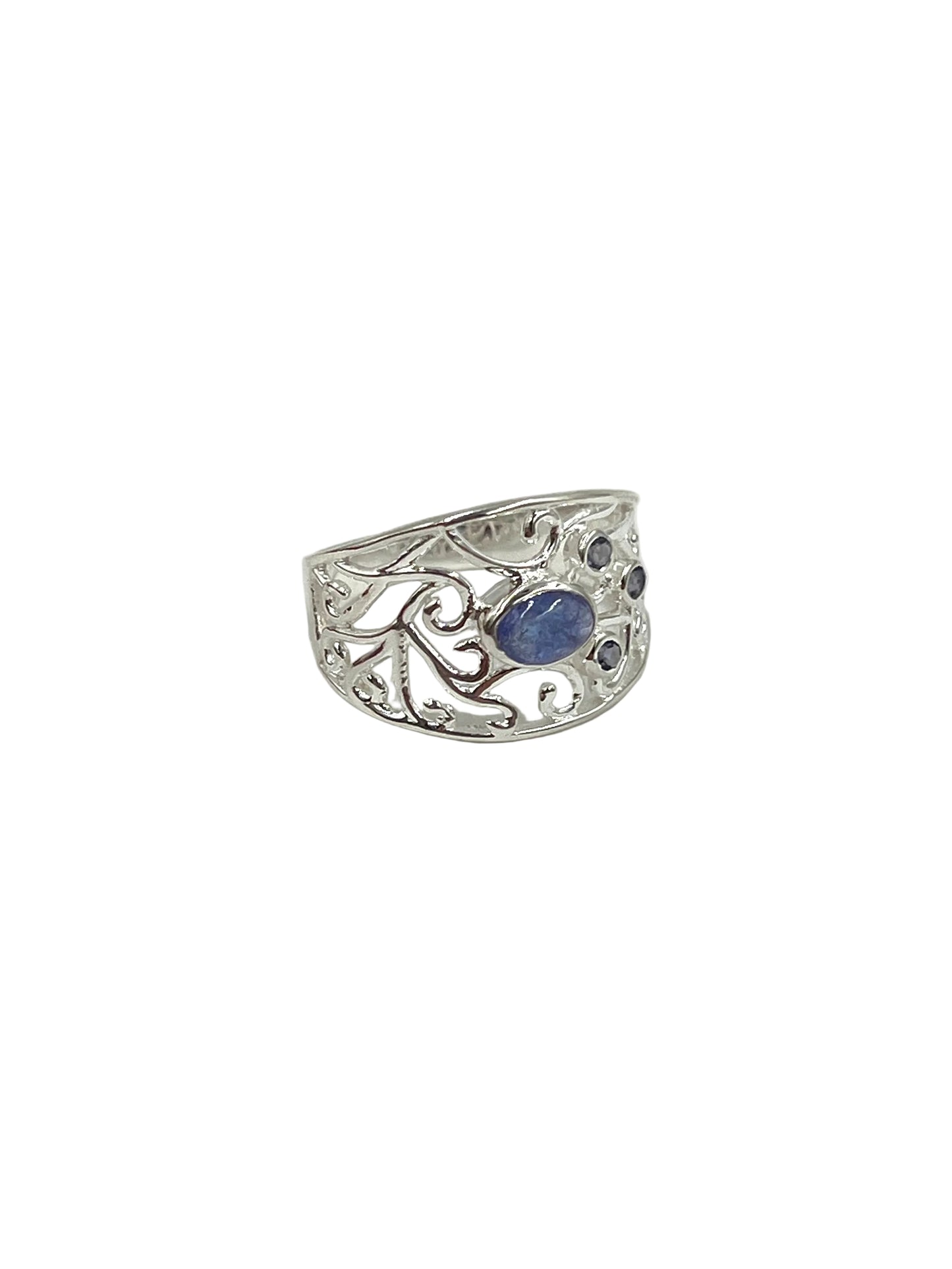 Filigree Tanzanite Ring