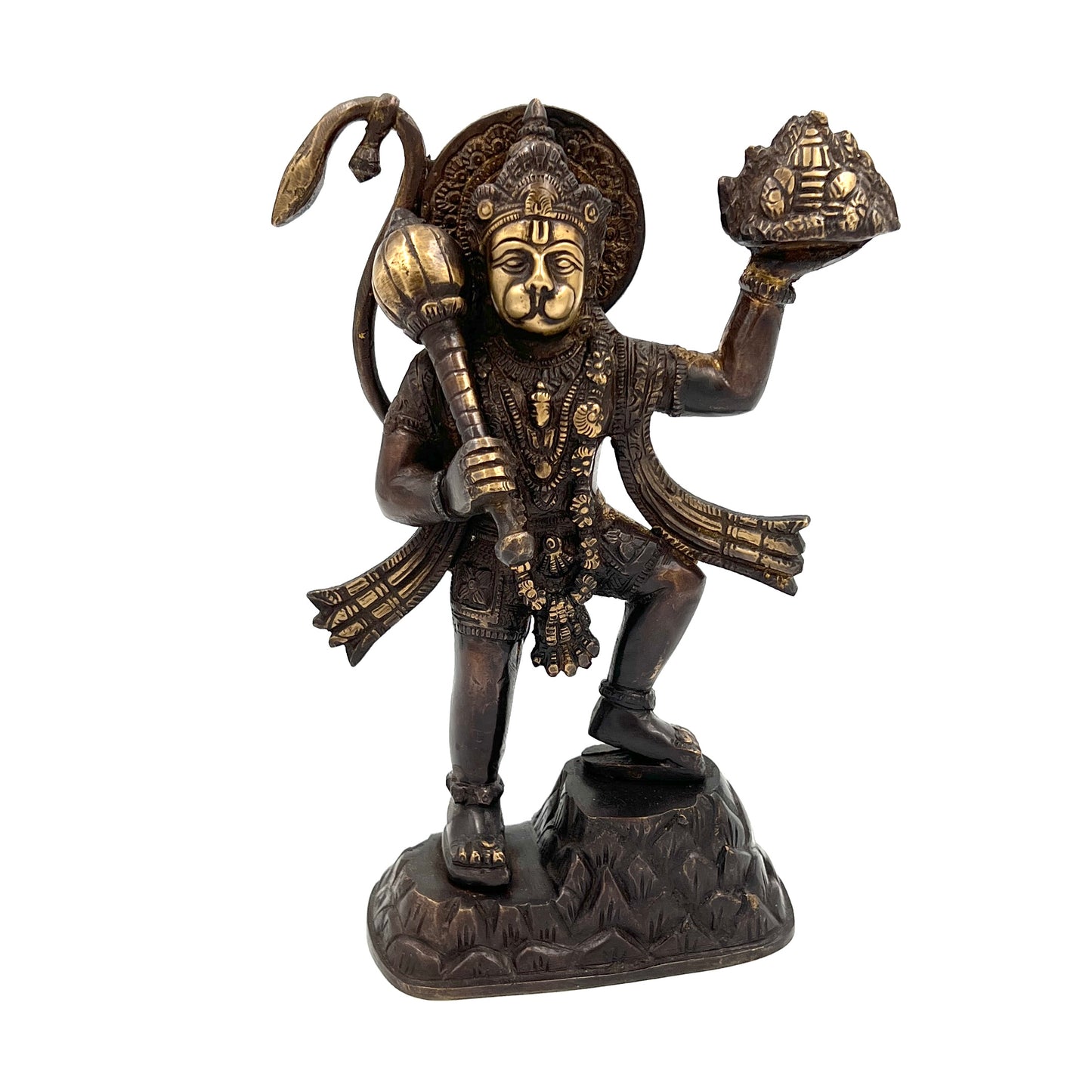 Hand Finished Brass Hanuman Statues