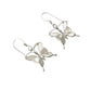 Sterling Silver Shell Butterfly Earrings