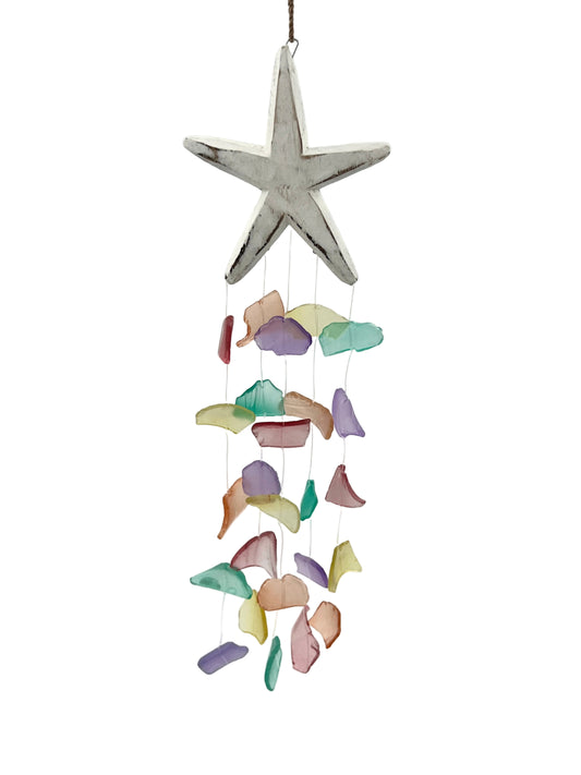 Driftwood Rainbow Wind Chime