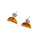 Amber Moon Studs