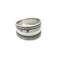 Sterling Silver Simple Thick Braided Ring