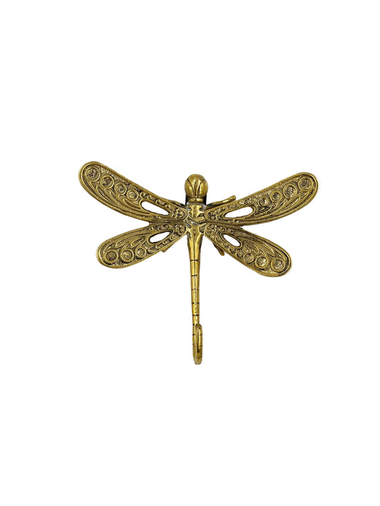 Bronze Dragonfly Wall Hook
