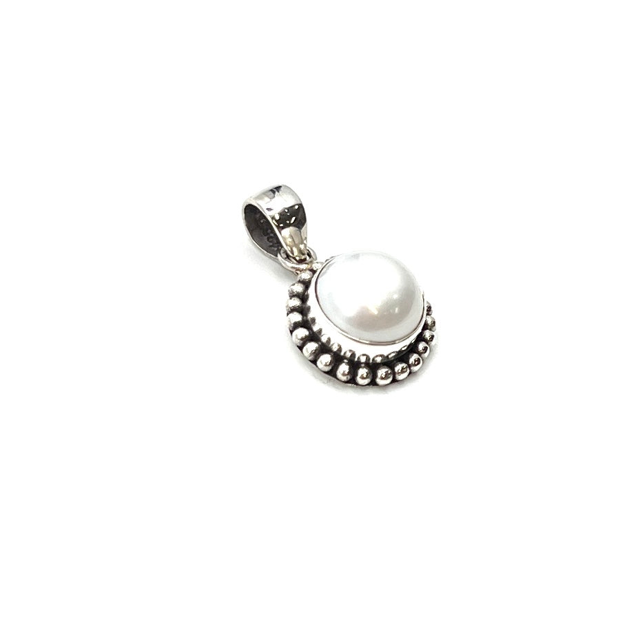 Sterling Silver Pearl Pendants