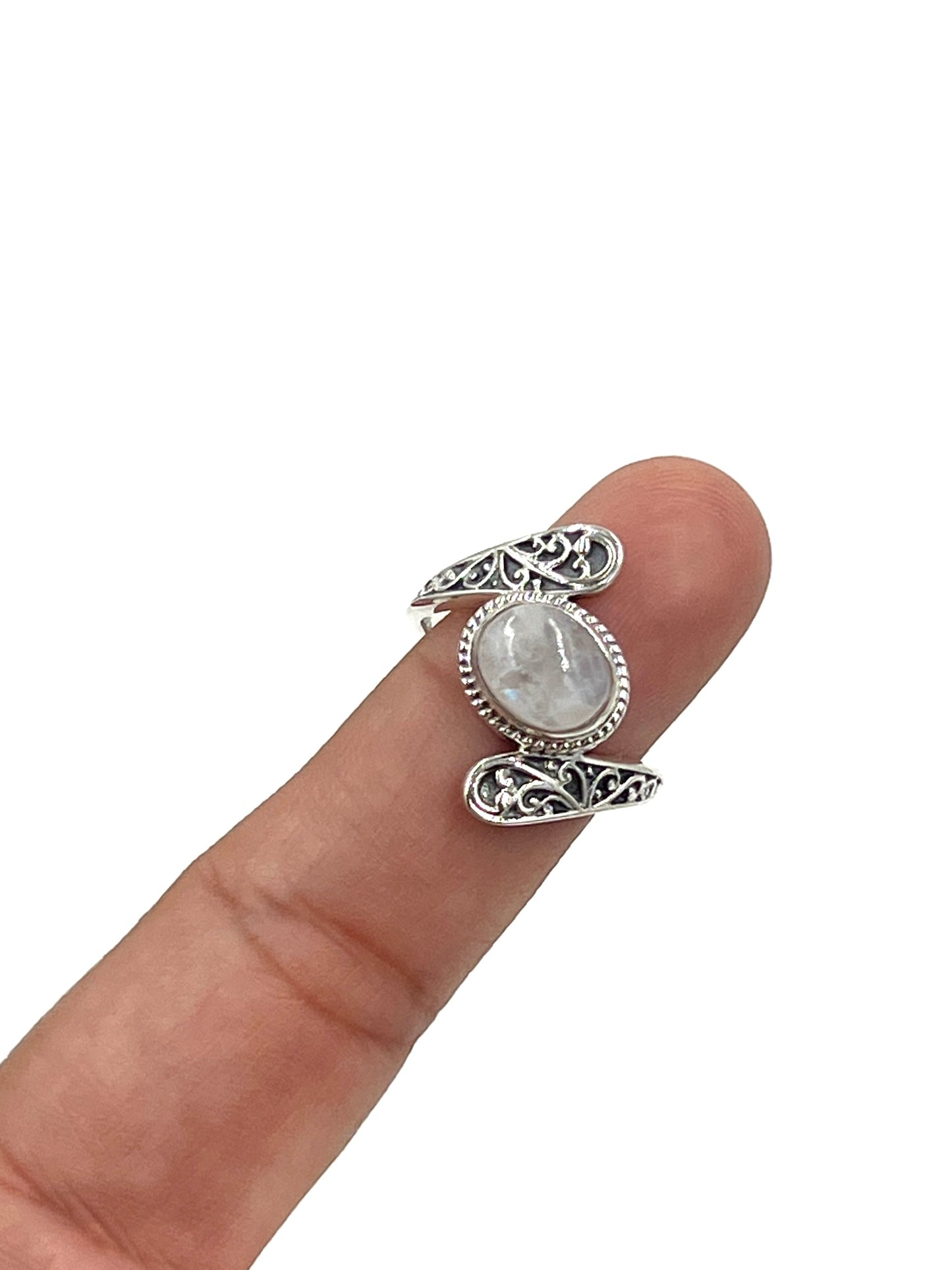 Filigree Wrap Moonstone Ring