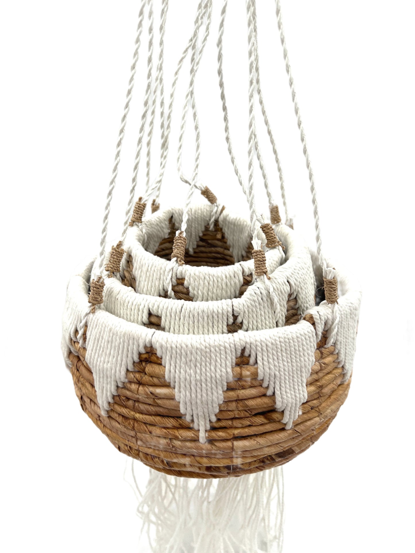 Banana Leaf Hanging Plant Basket Sets