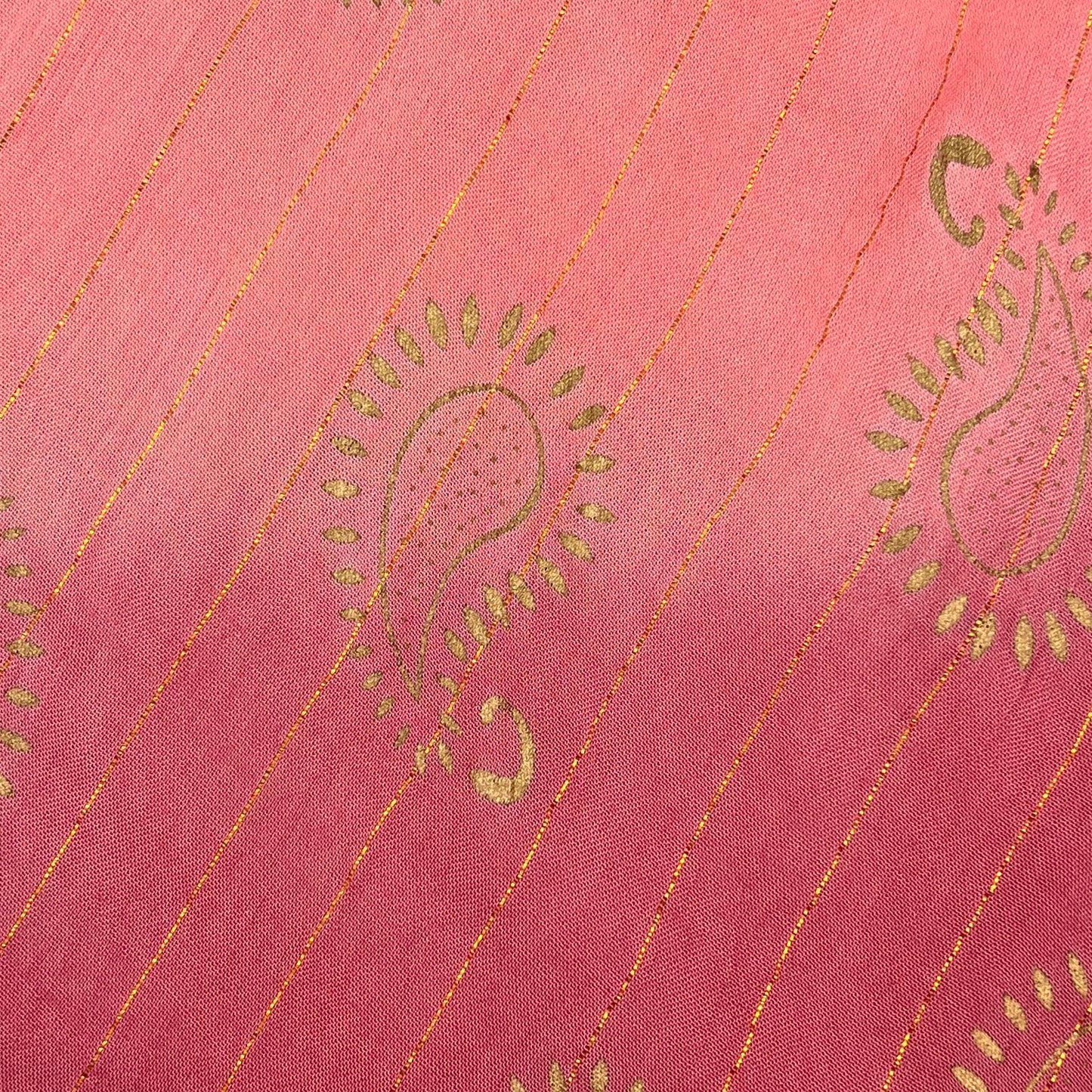 Golden Paisley Dress