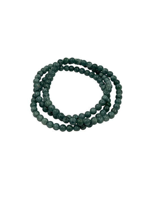 Jade Beaded Stretchy Bracelets