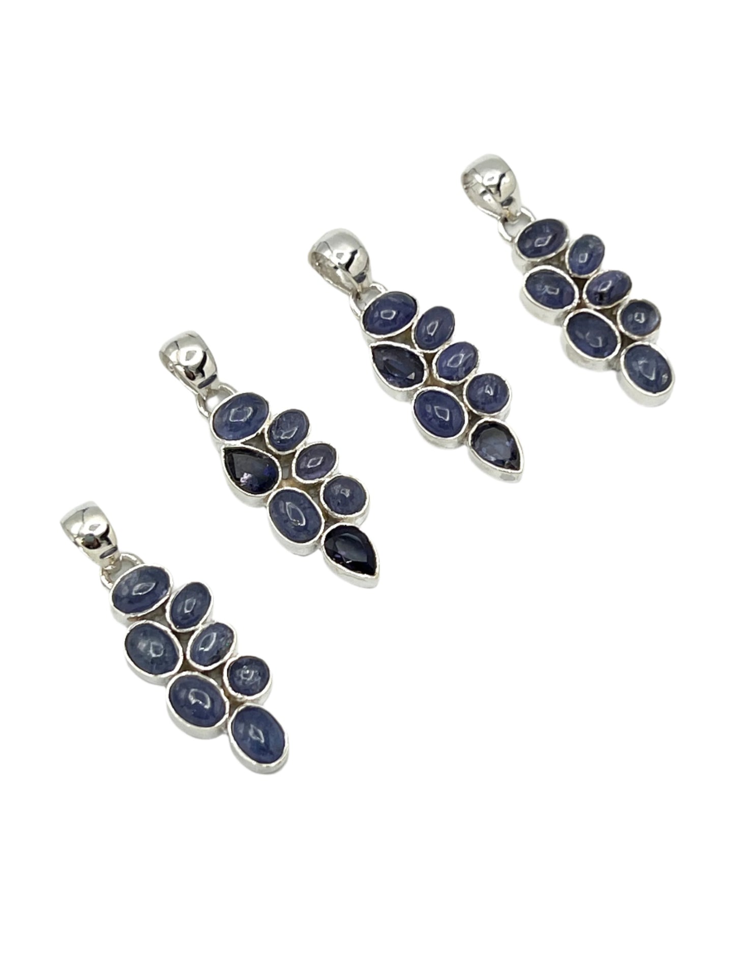 Sterling Silver Tanzanite Pendants