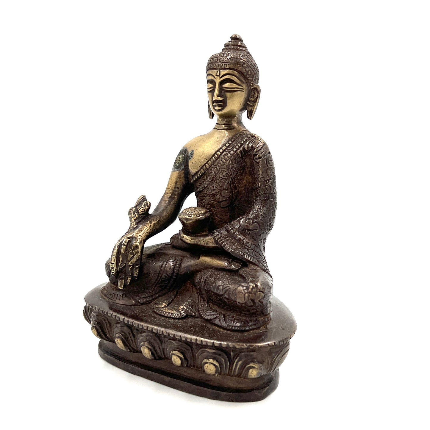 Hand Finished Brass Medicine Buddha Statues