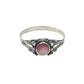 Sterling Silver Shell Round Ring