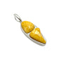 Double Butterscotch Amber Pendants
