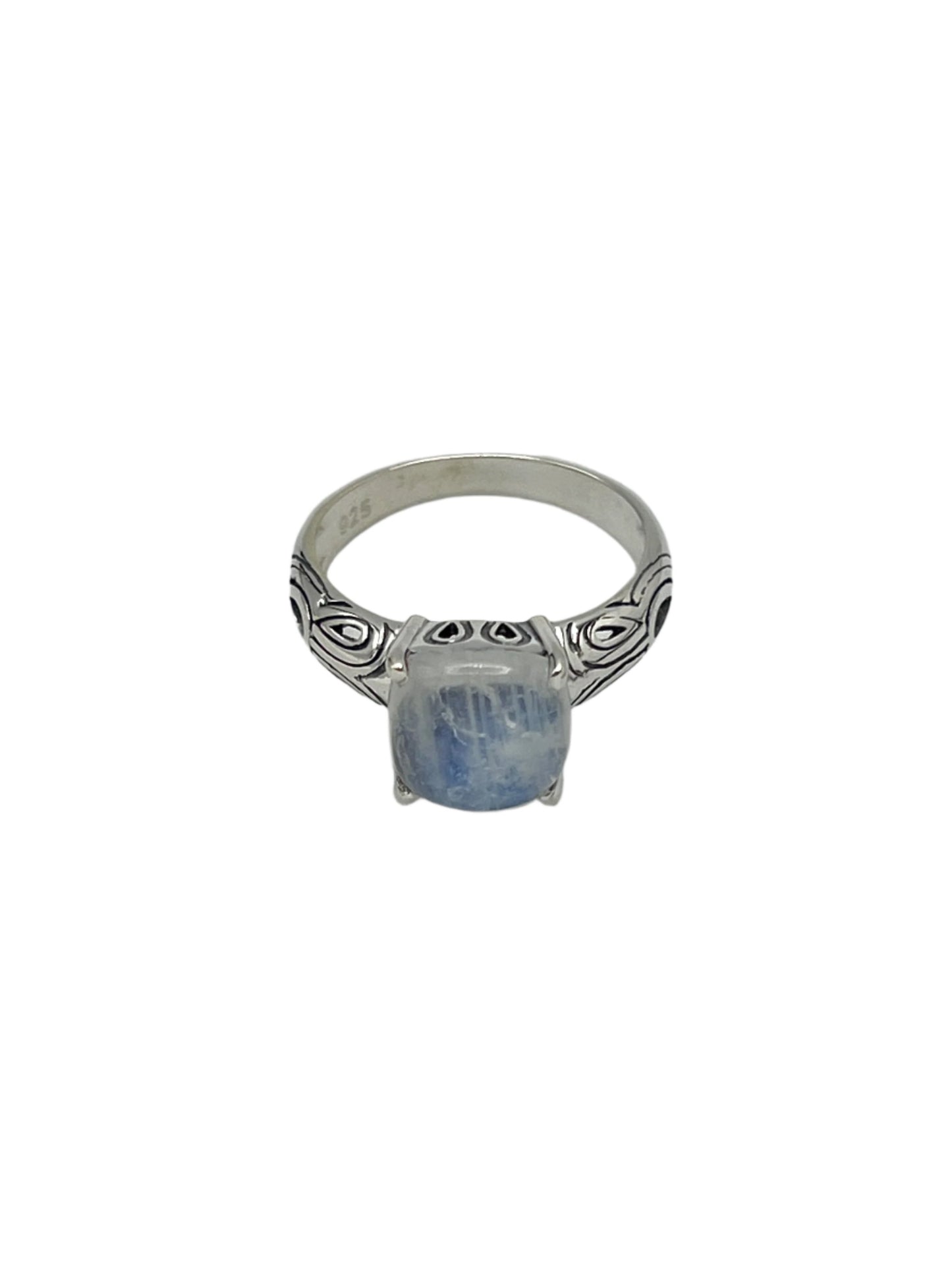 Sterling Silver Square Moonstone Ring