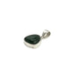 Silver Jade Trillion Pendants