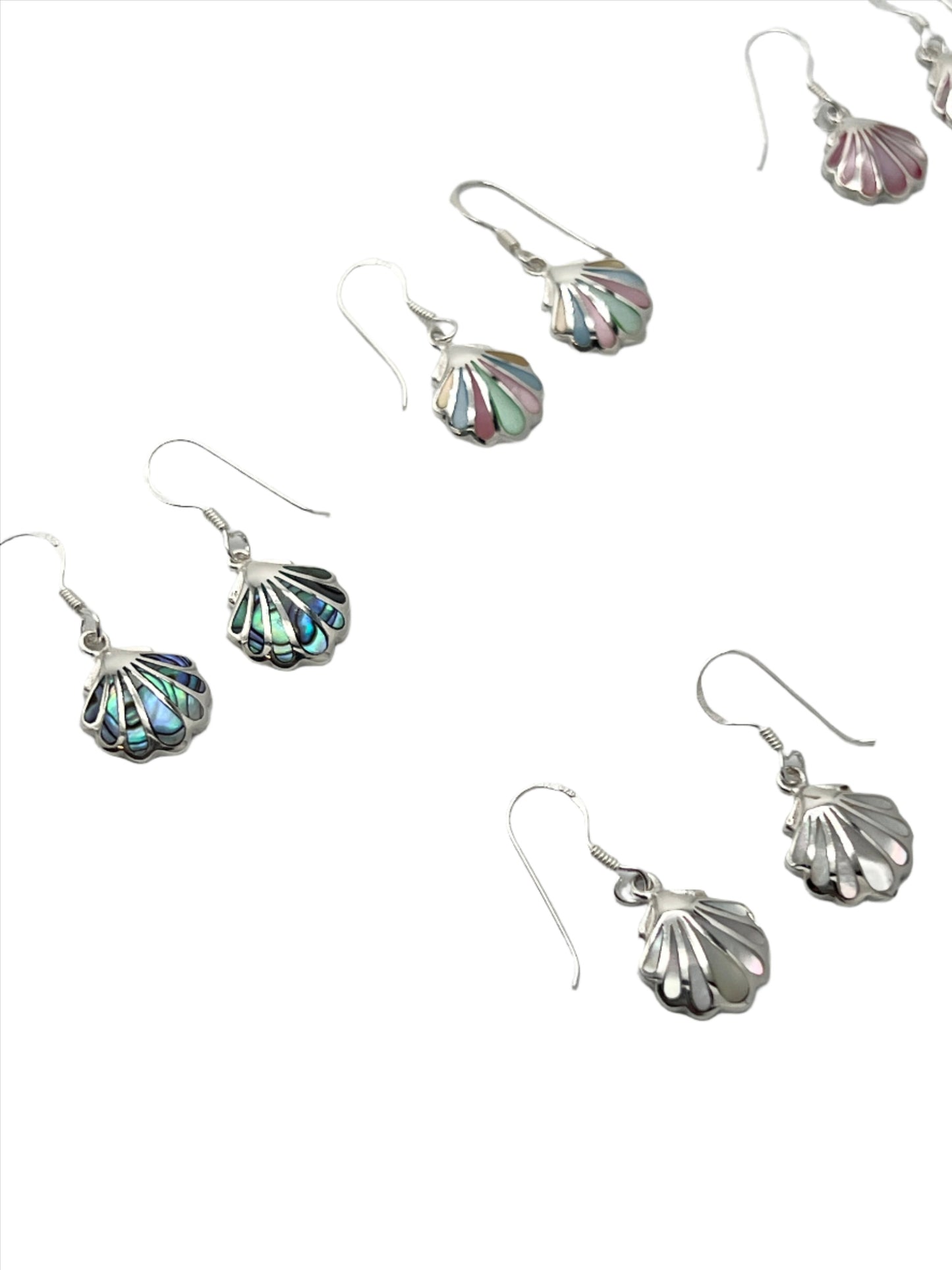 Sterling Silver Shell Earrings