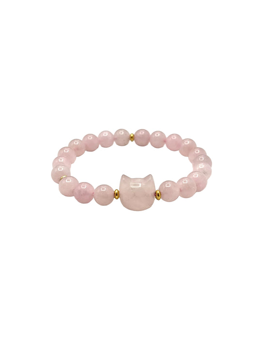 Gemstone Cat Stretchy Bracelets