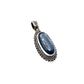 Sterling Silver Kyanite Oval Pendants