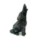 Moss Agate Howling Wolves